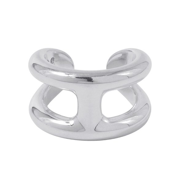 HERMES Silver Ring - Picture 1 of 9